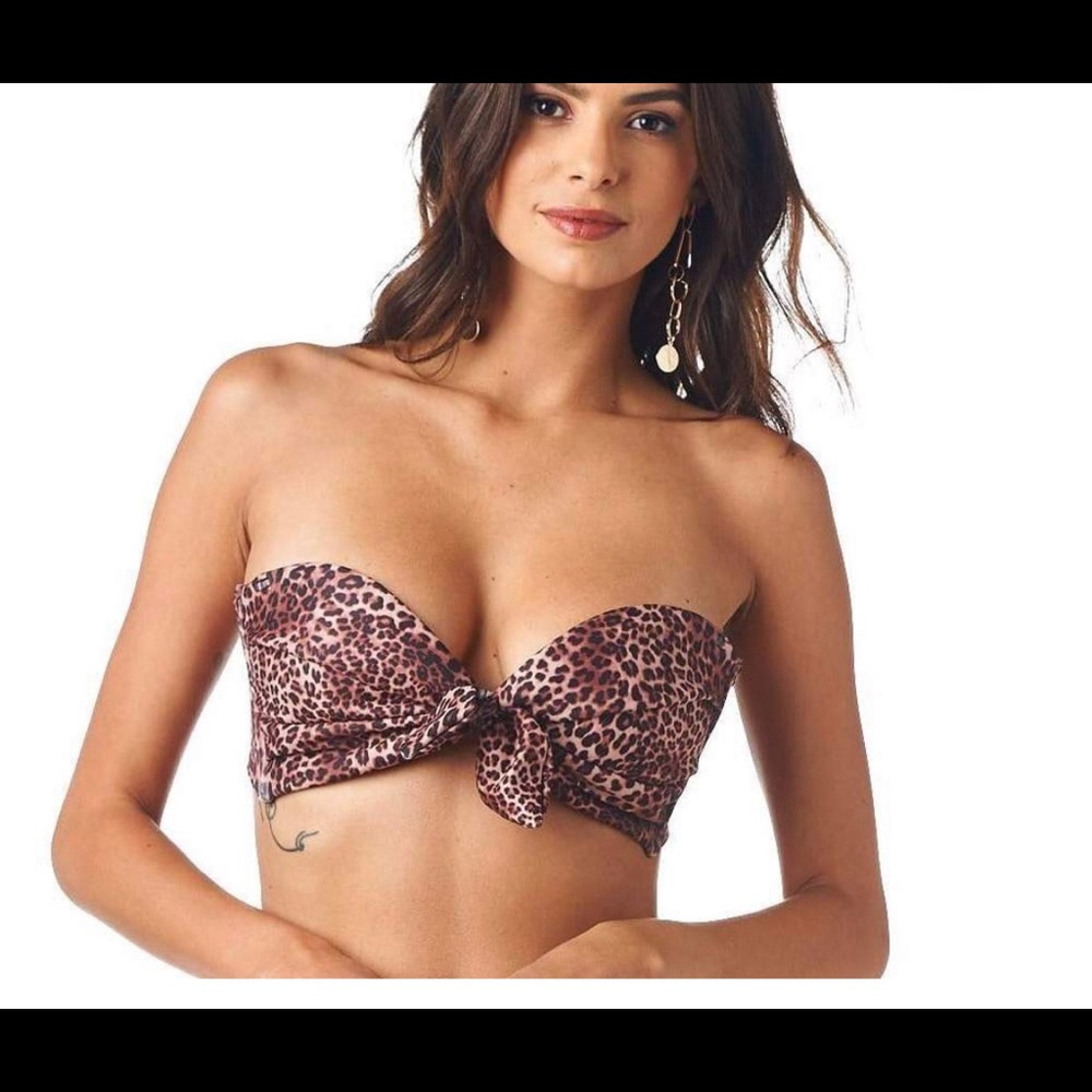 Montce Leopard Print Cabana Top